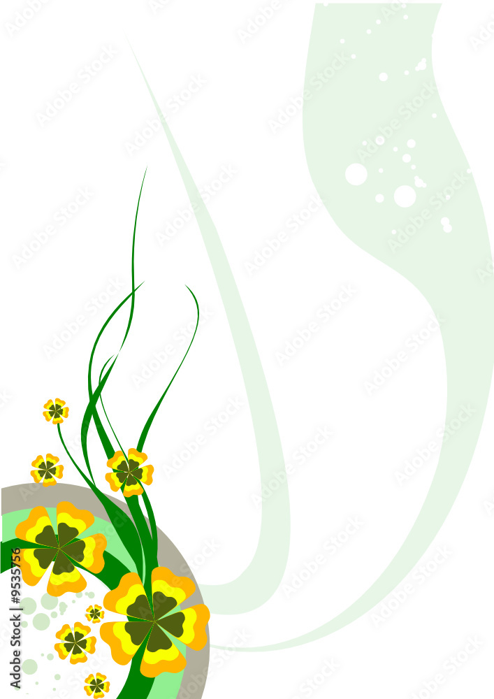 arrière-plan fleuri