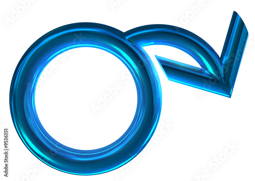 Tableau sur toile 3D male symbol impotence