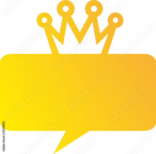 Kunde ist König Schild Icon