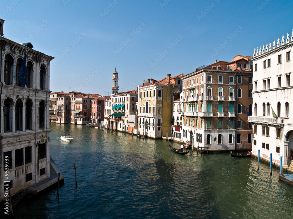 Canal grande panorama in Venice, Italy