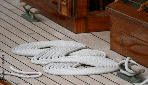 gréement cordage blanc