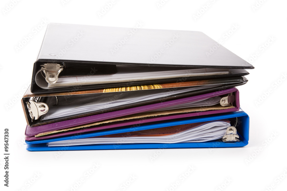 file folder, Ring Binder, with white background file folder, Ring Binder, with white background