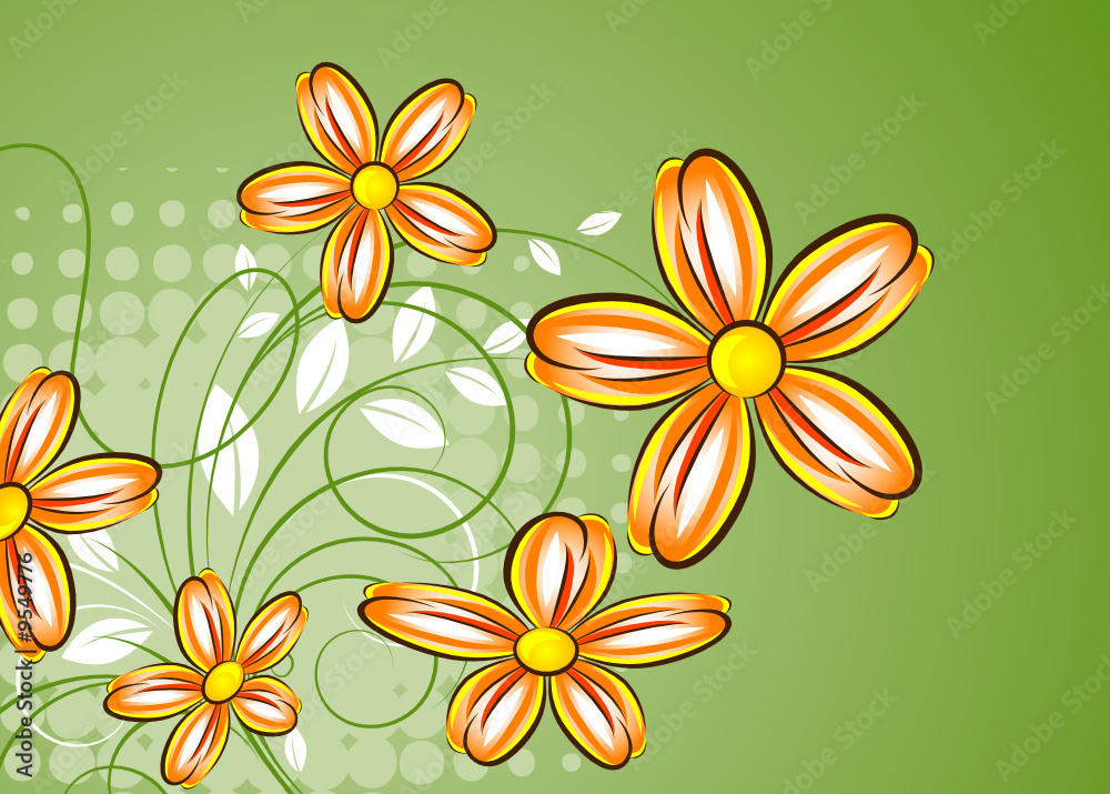 Obraz premium Floral abstraction