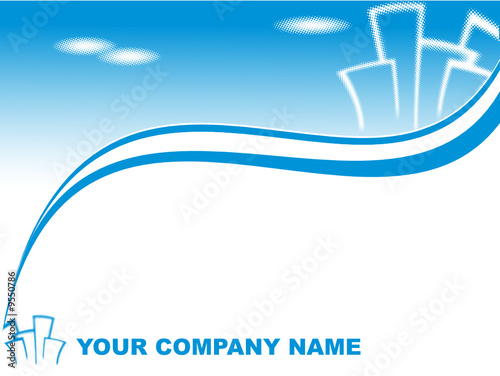 abstract vector template for real estate or constraction company