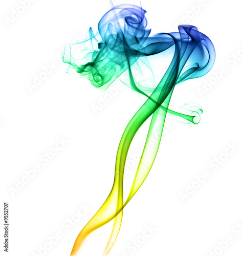 Dancing abstract smoke