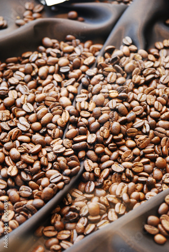 coffee beans aroma food background