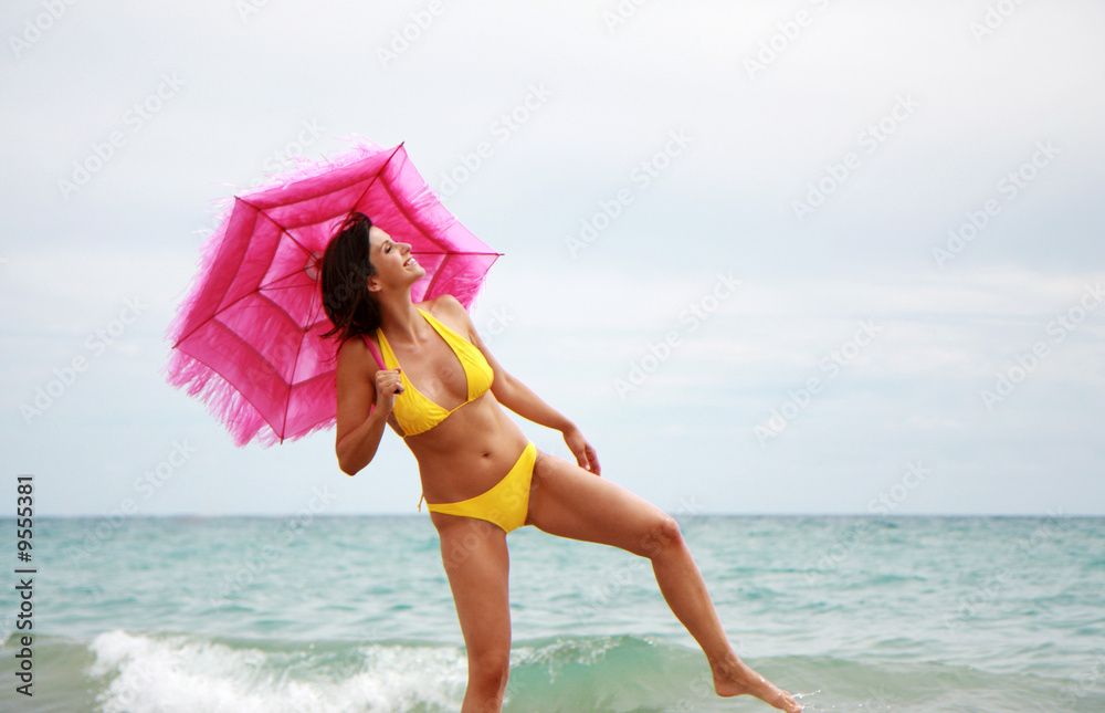 on the beach on the beach