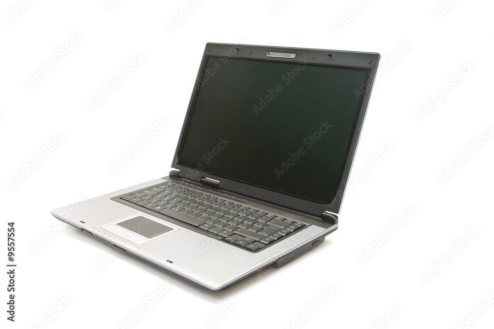 dark silver notebook isolated on white background dark silver notebook isolated on white background