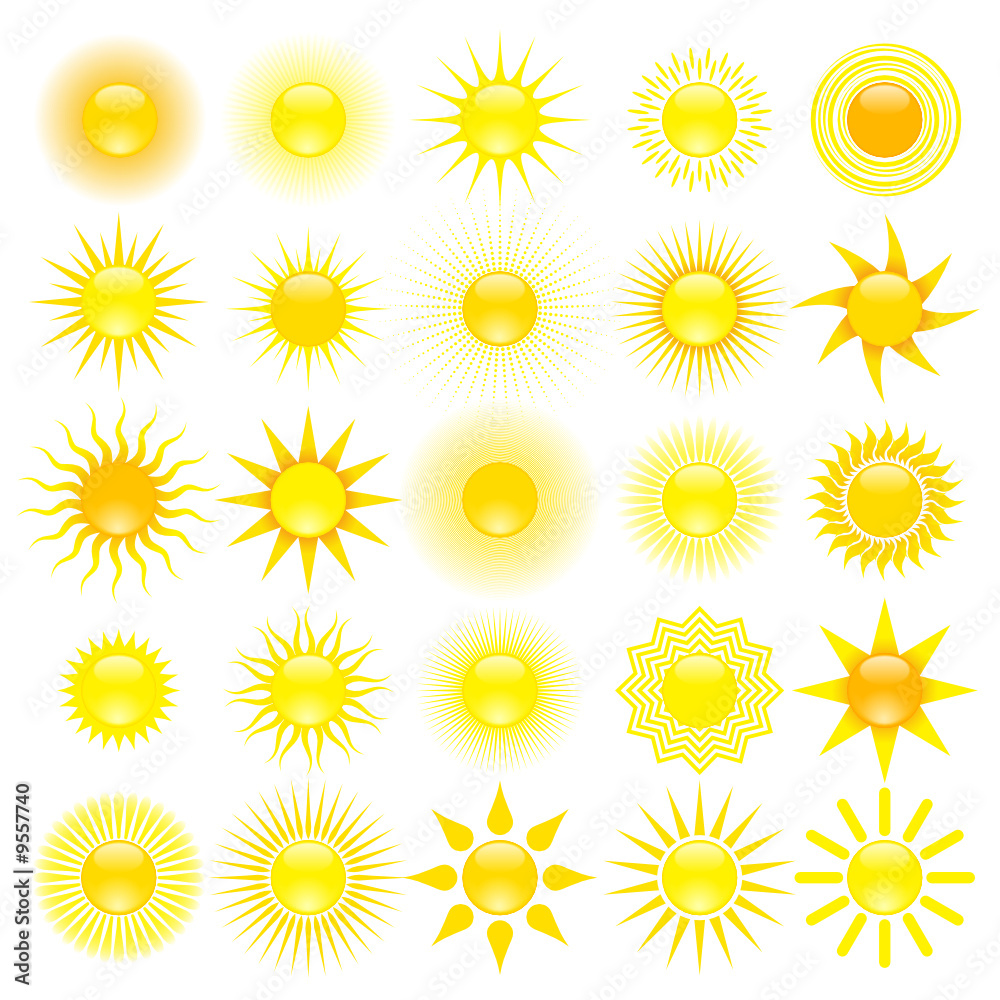 set of sun set of sun
