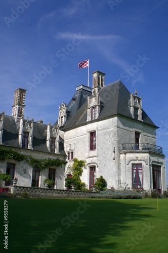 Obraz na płótnie Chateau de Régnière-Ecluse w salonie