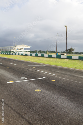Starting grid in front of the pit lane of Killarney Race Track