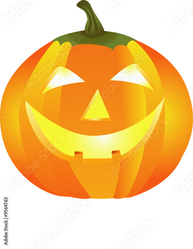 halloween jack-o-lantern- vector illustration © archana bhartia