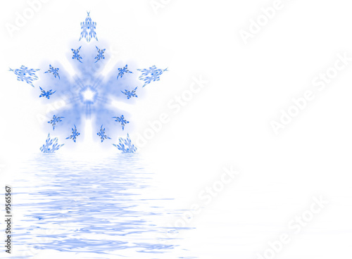 Melting Ice Crystal