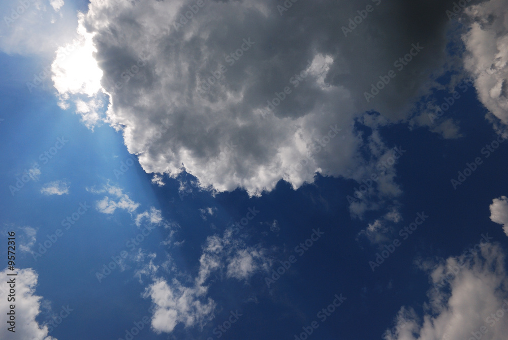 Obraz premium The Blue Sky and Clouds background