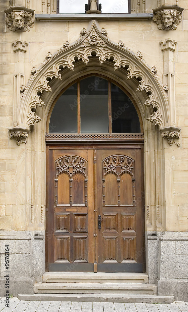 Old door in the German Town