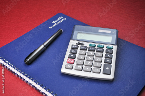 Business Books, Calculator, Expenses, Bookkeeping, Accounting