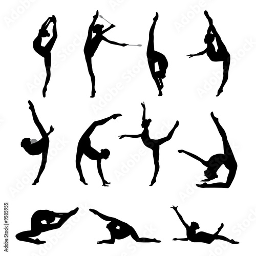 Gymnastique Rythmique Vectoriel 1