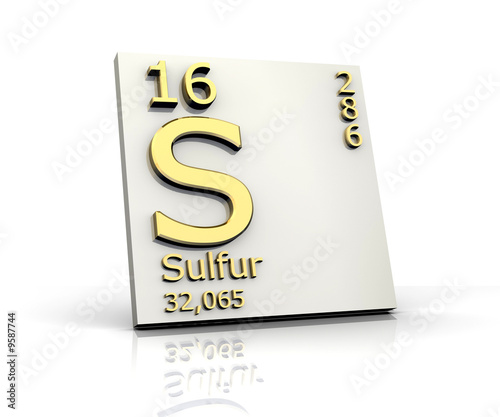 Sulfur form Periodic Table of Elements