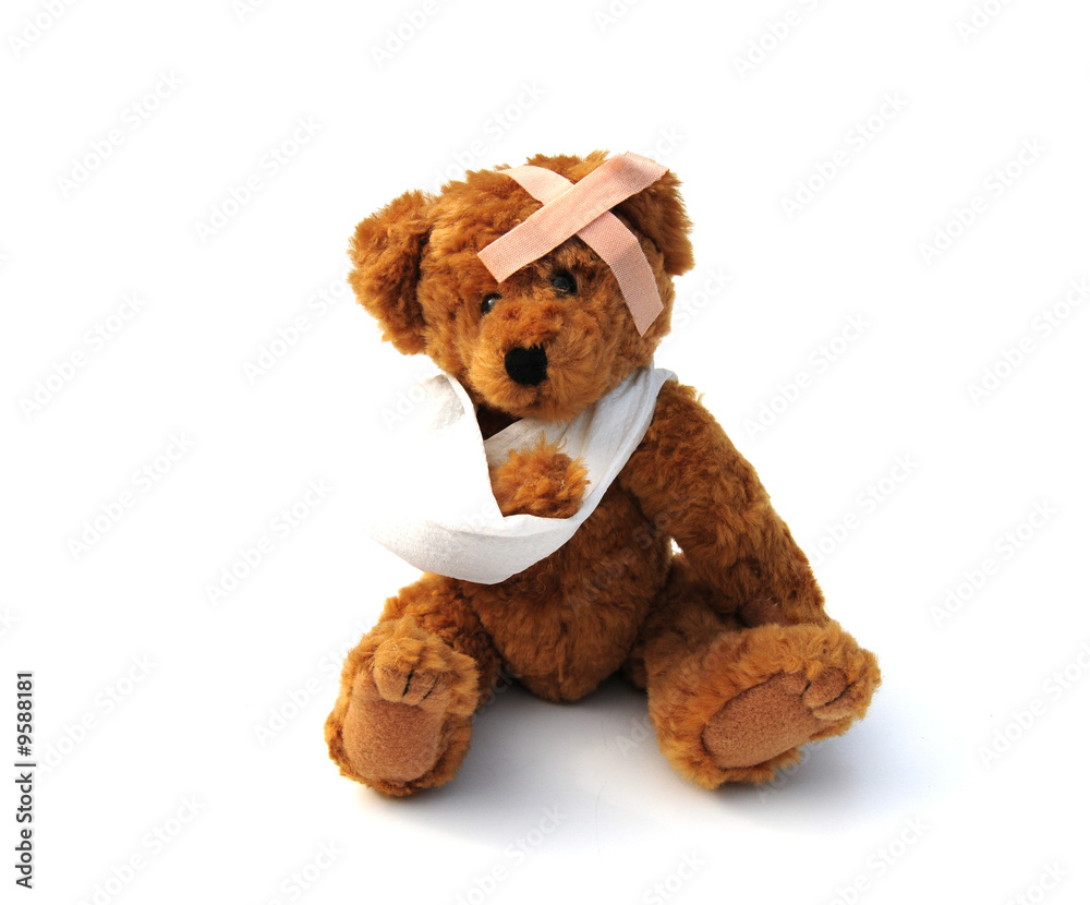 Injured teddy bear deals