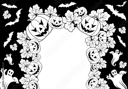 Halloween frame