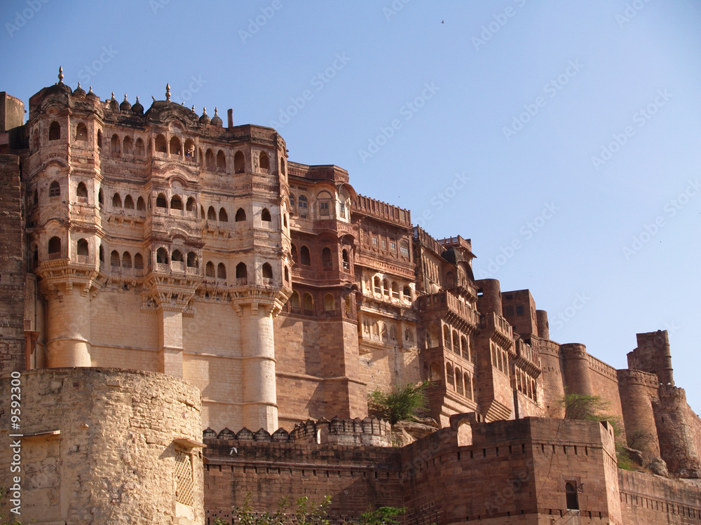 Mehrangarh Fort, Jodhpur city in Rajasthan state in India