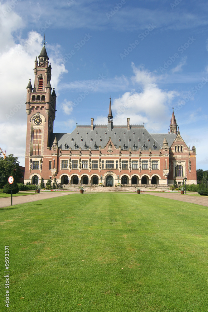 United Nations Peace Palace in The Hague, Holland