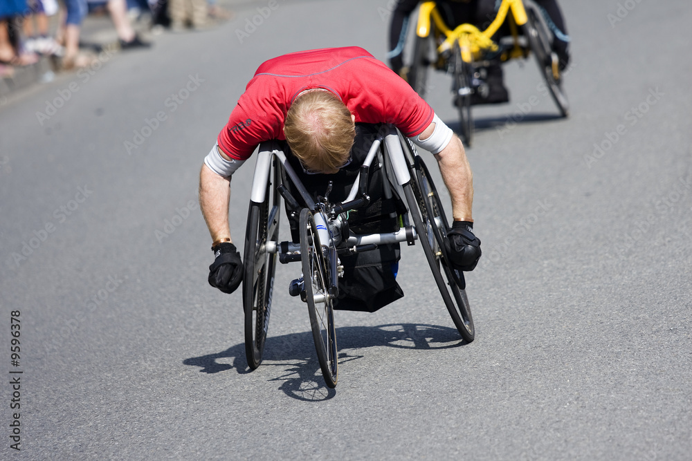 Coureur handicapé