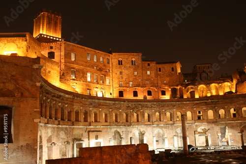 Photography Rome, le Forum de Trajan, rue intérieure