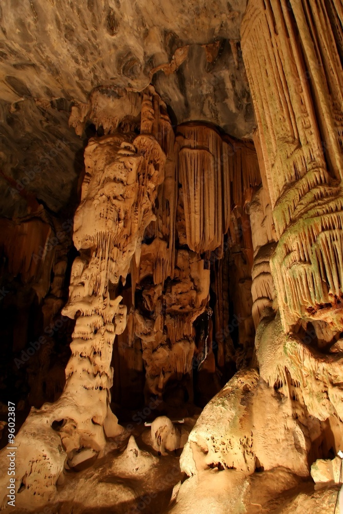 stalactites and the scream that echoes from deep underground