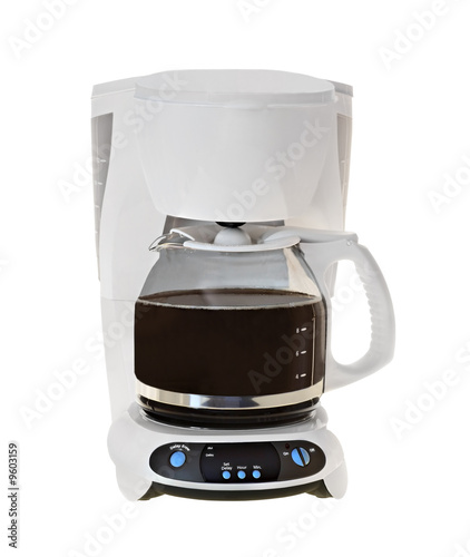 Εκτύπωση καμβά Coffee maker isolated on a white background