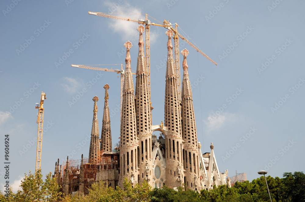 Obraz premium Famous landmark of Barcelona Sagrada Familia, Spain