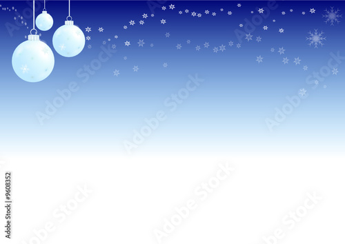 arrière-plan bleu de Noël