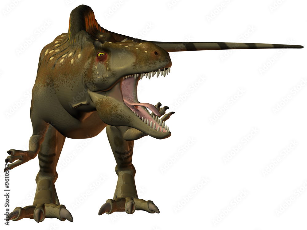 Fototapeta premium Acrocanthosaurus-3D Dinosaurier