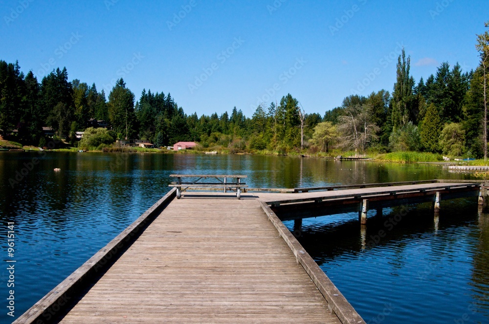 Alone on the lake