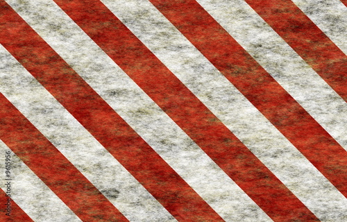 Candy Cane Grunge Abstract Wallpaper in Red and White Stripes © kentoh
