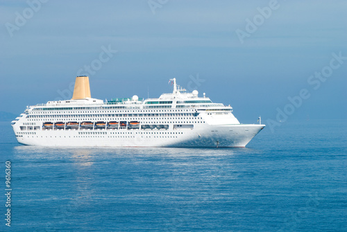 cruise ship in Monte-Carlo water area