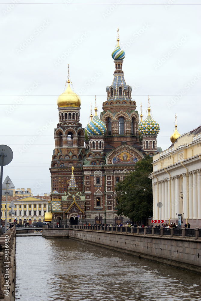 Russian orthodox church in St-Petersburg