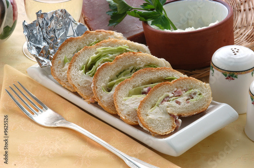 Pane ripieno di formaggio - Antipasti Emilia Romagna photo