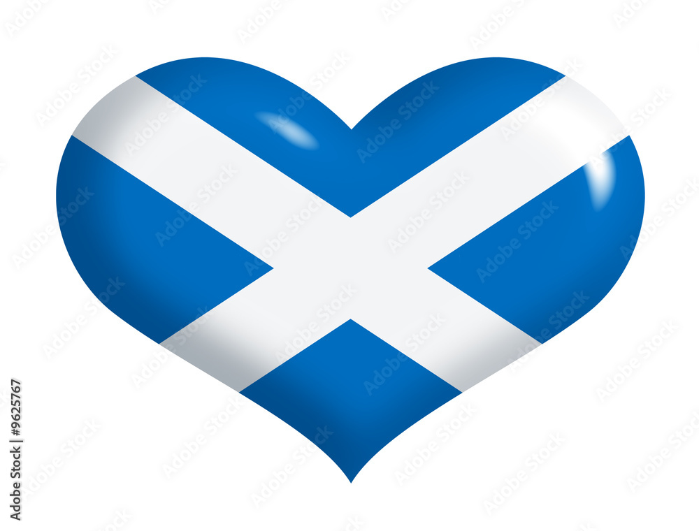 Obraz premium Cuore scozzese