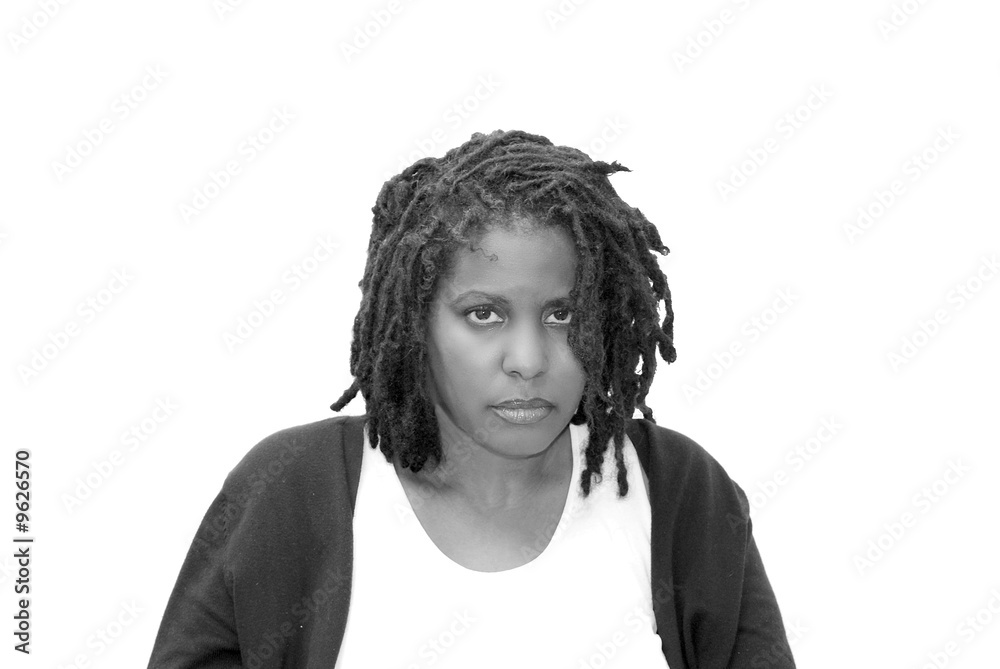 African American Woman with Dreadlocks 2 Stock Photo | Adobe Stock