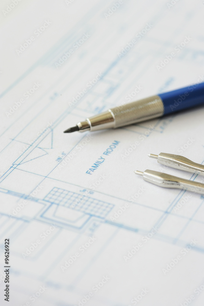 House plan blueprint - Architect design House plan blueprint - Architect design