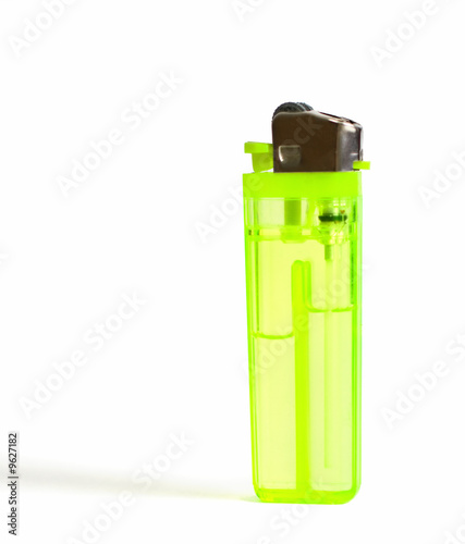 A sigarette lighter isolated on a white background