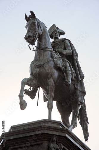 Photography Berlin. Statue of Frederick the Great
