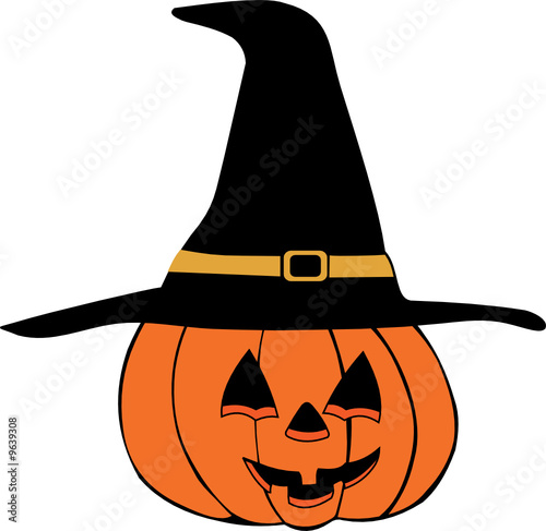 halloween pumpkin head vector