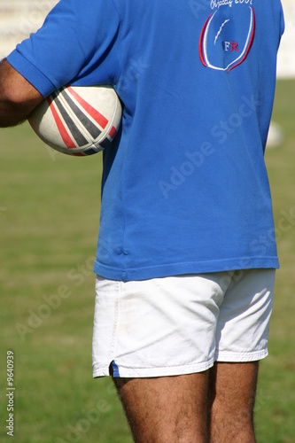 entraineur de rugby vu de dos