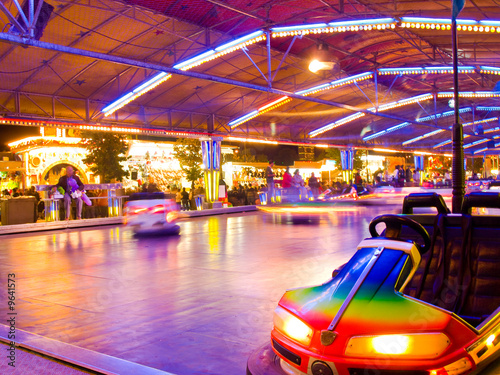 Bumper cars in motion