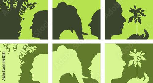 silhouettes & environnement