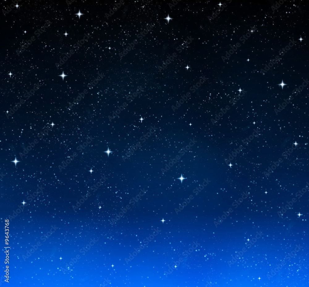 nice bright stars in the night sky