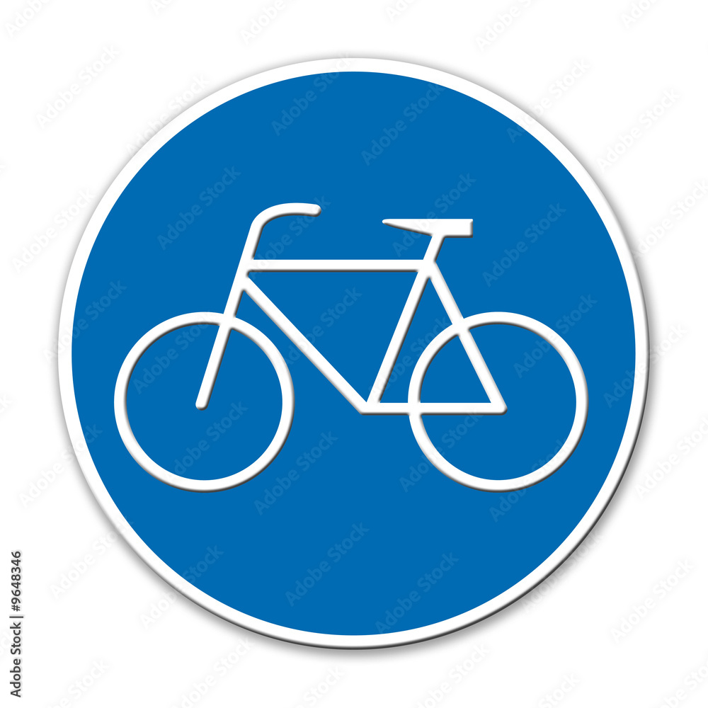 Schild Fahrrad Schild Fahrrad