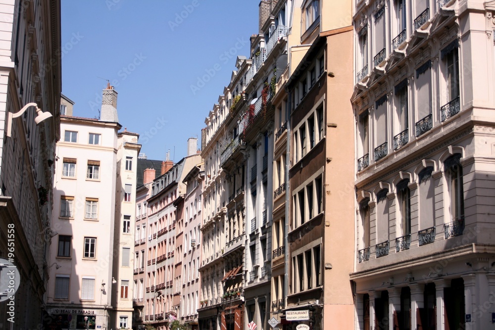 façades d'immeubles